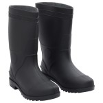 vidaXL Cizme de ploaie, negru, PVC, mărime 41 vidaXL Cizme de ploaie, negru, PVC, mărime 41