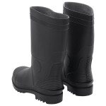 vidaXL Cizme de ploaie, negru, PVC, mărime 41 vidaXL Cizme de ploaie, negru, PVC, mărime 41