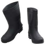 vidaXL Cizme de ploaie, negru, PVC, mărime 42 vidaXL Cizme de ploaie, negru, PVC, mărime 42