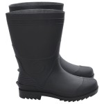 vidaXL Cizme de ploaie, negru, PVC, mărime 42 vidaXL Cizme de ploaie, negru, PVC, mărime 42