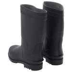 vidaXL Cizme de ploaie, negru, PVC, mărime 42 vidaXL Cizme de ploaie, negru, PVC, mărime 42