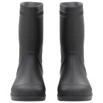 vidaXL Cizme de ploaie, negru, PVC, mărime 44 vidaXL Cizme de ploaie, negru, PVC, mărime 44