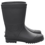 vidaXL Cizme de ploaie, negru, PVC, mărime 44 vidaXL Cizme de ploaie, negru, PVC, mărime 44