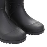 vidaXL Cizme de ploaie, negru, PVC, mărime 44 vidaXL Cizme de ploaie, negru, PVC, mărime 44
