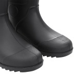 vidaXL Cizme de ploaie, negru, PVC, mărime 45 vidaXL Cizme de ploaie, negru, PVC, mărime 45