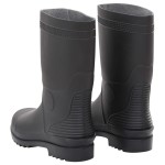 vidaXL Cizme de ploaie, negru, PVC, mărime 46 vidaXL Cizme de ploaie, negru, PVC, mărime 46