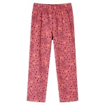 Pijamale pentru copii cu mâneci lungi roz fanat 128