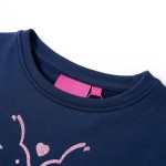 Rochie hanorac pentru copii, bleumarin, 116