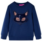 Bluzon pentru copii, bleumarin, 128 Bluzon pentru copii, bleumarin, 128