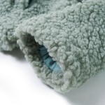 Jachetă cu glugă pentru copii blană artificială Teddy verde mentă 116 Jachetă cu glugă pentru copii blană artificială Teddy verde mentă 116