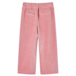 Pantaloni de copii din velur, roz, 116 Pantaloni de copii din velur, roz, 116
