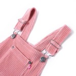 Rochie salopetă pentru copii, velur, roz deschis, 92 Rochie salopetă pentru copii, velur, roz deschis, 92