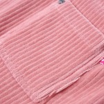 Rochie salopetă pentru copii, velur, roz deschis, 92 Rochie salopetă pentru copii, velur, roz deschis, 92