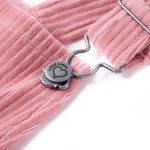 Rochie salopetă pentru copii, velur, roz deschis, 92 Rochie salopetă pentru copii, velur, roz deschis, 92