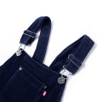 Rochie salopetă pentru copii, velur, bleumarin, 104 Rochie salopetă pentru copii, velur, bleumarin, 104