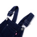 Rochie salopetă pentru copii, velur, bleumarin, 128 Rochie salopetă pentru copii, velur, bleumarin, 128