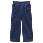 Pantaloni de copii din velur, bleumarin, 92 Pantaloni de copii din velur, bleumarin, 92