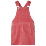 Rochie salopetă pentru copii, velur, roz, 128 Rochie salopetă pentru copii, velur, roz, 128