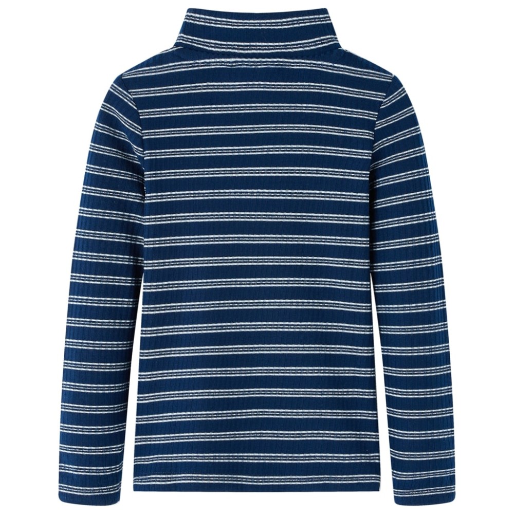 Tricou cu mâneci lungi pentru copii, bleumarin, 104