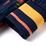 Rochie pentru copii cu mâneci lungi, bleumarin, 104