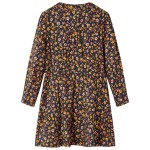 Rochie cu mâneci lungi pentru copii, bleumarin, 92