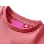 Bluzon pentru copii, color block roz și henna, 104 Bluzon pentru copii, color block roz și henna, 104