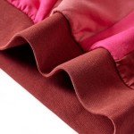 Bluzon pentru copii, color block roz și henna, 128 Bluzon pentru copii, color block roz și henna, 128