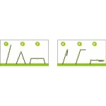 vidaXL Scară treptată din aluminiu, 8 trepte, 150 kg