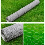 vidaXL Gard de plasă, argintiu, 1 x 25 m, oțel galvanizat, hexagon vidaXL Gard de plasă, argintiu, 1 x 25 m, oțel galvanizat, hexagon