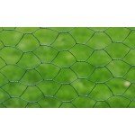 vidaXL Gard de plasă, verde închis, 1 x 25 m, oțel, hexagon vidaXL Gard de plasă, verde închis, 1 x 25 m, oțel, hexagon