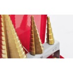vidaXL Set burghie elicoidale, 3 piese, HSS vidaXL Set burghie elicoidale, 3 piese, HSS