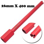 vidaXL Burghiu cu carotă diamantată găurire uscată și umedă 26x400 mm vidaXL Burghiu cu carotă diamantată găurire uscată și umedă 26x400 mm
