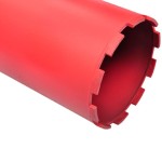 Vârf burghiu cu carotă diamantată găurire uscată și umedă 132mmx400 mm Vârf burghiu cu carotă diamantată găurire uscată și umedă 132mmx400 mm
