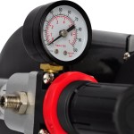 vidaxl Set compresor aerograf cu 3 pistoale