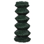 vidaXL Gard de legătură din plasă, verde, 0,8 x 25 m, oțel vidaXL Gard de legătură din plasă, verde, 0,8 x 25 m, oțel