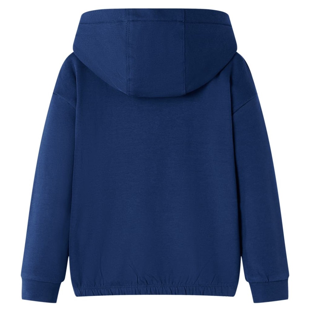 Hanorac cu glugă pentru copii, bleumarin, 104