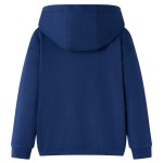 Hanorac cu glugă pentru copii, bleumarin, 104