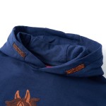 Hanorac cu glugă pentru copii, bleumarin, 104