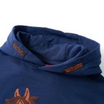 Hanorac cu glugă pentru copii, bleumarin, 128 Hanorac cu glugă pentru copii, bleumarin, 128