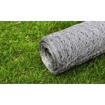 vidaXL Plasă de sârmă găini, argintiu, 25 x 0,75 m, oțel galvanizat