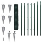 vidaXL Euro gard, verde, 10 x 1,5 m, oțel vidaXL Euro gard, verde, 10 x 1,5 m, oțel