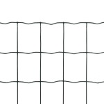 vidaXL Euro gard, verde, 10 x 1,0 m, oțel vidaXL Euro gard, verde, 10 x 1,0 m, oțel