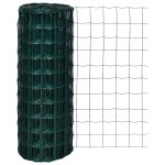 vidaXL Euro gard, verde, 10 x 1,0 m, oțel vidaXL Euro gard, verde, 10 x 1,0 m, oțel