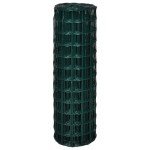 vidaXL Euro gard, verde, 10 x 1,2 m, oțel vidaXL Euro gard, verde, 10 x 1,2 m, oțel