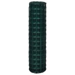 vidaXL Euro gard, verde, 10 x 1,5 m, oțel vidaXL Euro gard, verde, 10 x 1,5 m, oțel