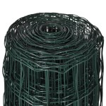 vidaXL Euro gard, verde, 10 x 1,0 m, oțel vidaXL Euro gard, verde, 10 x 1,0 m, oțel