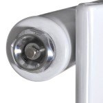 vidaXL Panou radiant, alb, 542 x 900 mm