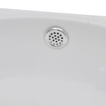 Chiuvetă de baie, orificiu robinet & preaplin, alb, ceramică Chiuvetă de baie, orificiu robinet & preaplin, alb, ceramică