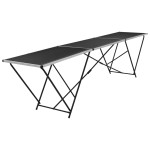 vidaXL Masă de lipire pliabilă, 300 x 60 x 78 cm, MDF și aluminiu vidaXL Masă de lipire pliabilă, 300 x 60 x 78 cm, MDF și aluminiu