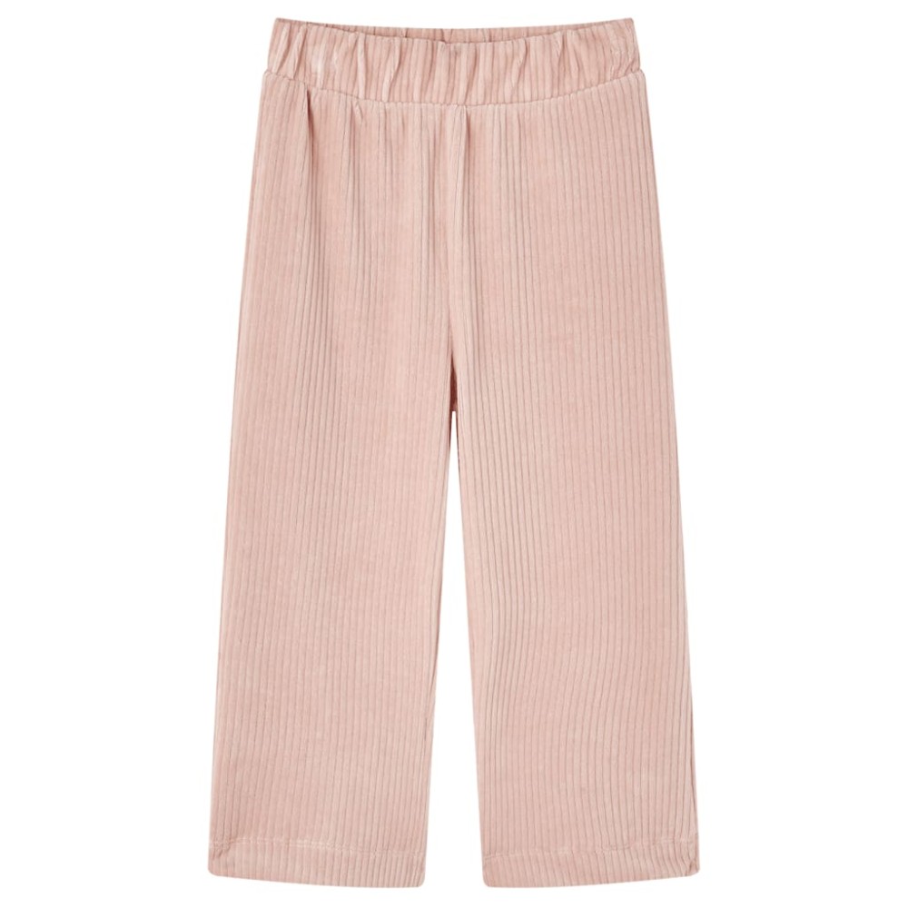 Pantaloni de copii din velur, roz, 104